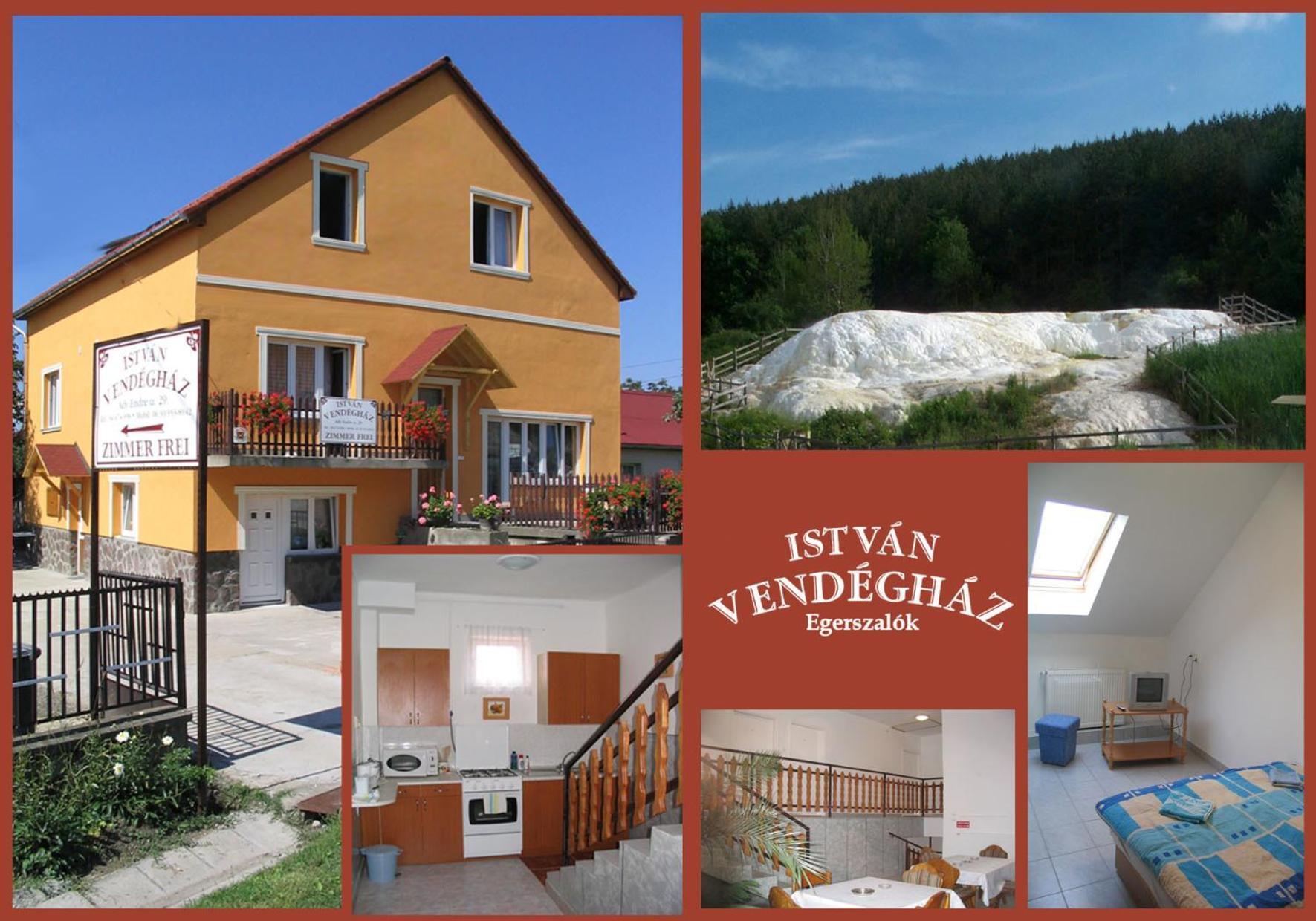 Hotel István Vendégház Egerszalók Exterior foto